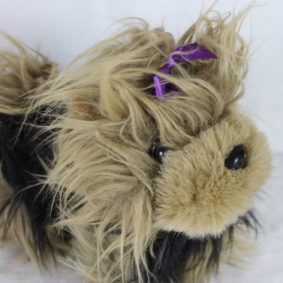 Battat Pucci Pups Carrier Yorkshire Terrier Pink Polka Dot Gold Flowers Zippers - Picture 7 of 16